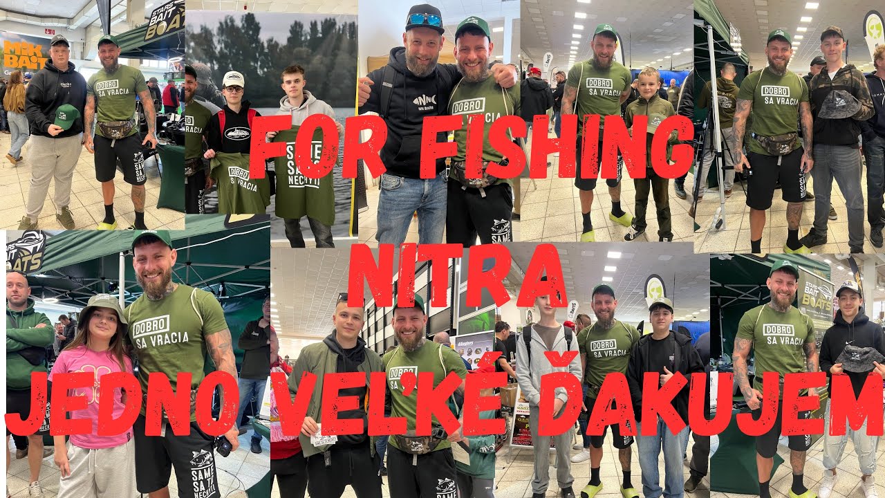 For Fishing Nitra 2026 – rozdával som veci zadarmo! Samesatonechyti 
