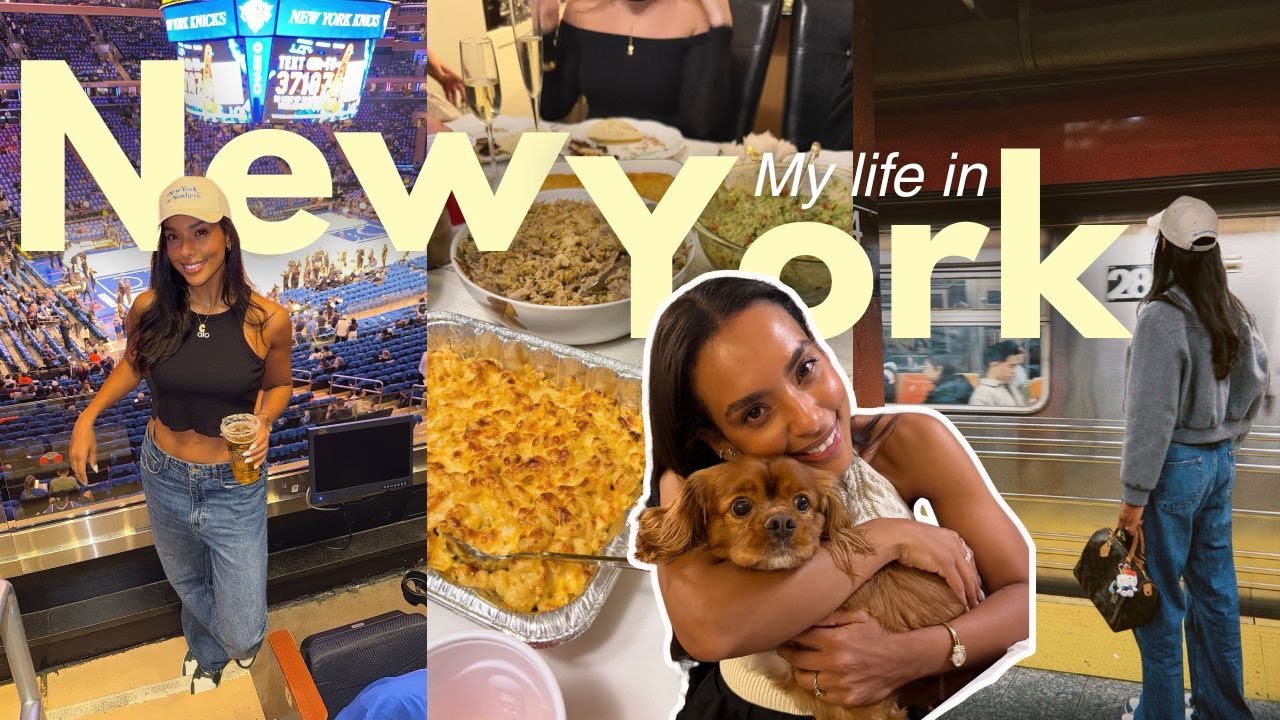 Primeiros dias no APARTAMENTO NOVO, jogo de basquete em NYC e receita de Mac n Cheese