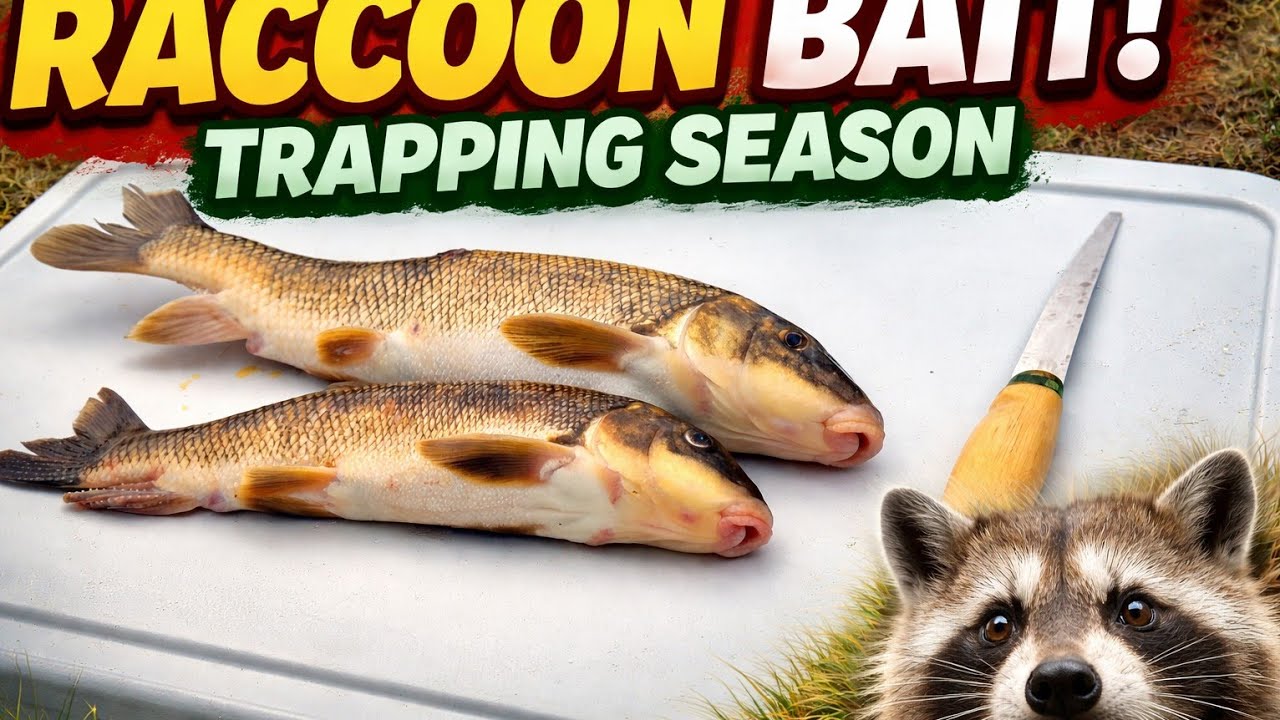 RACCOON BAIT! (for trapping season)