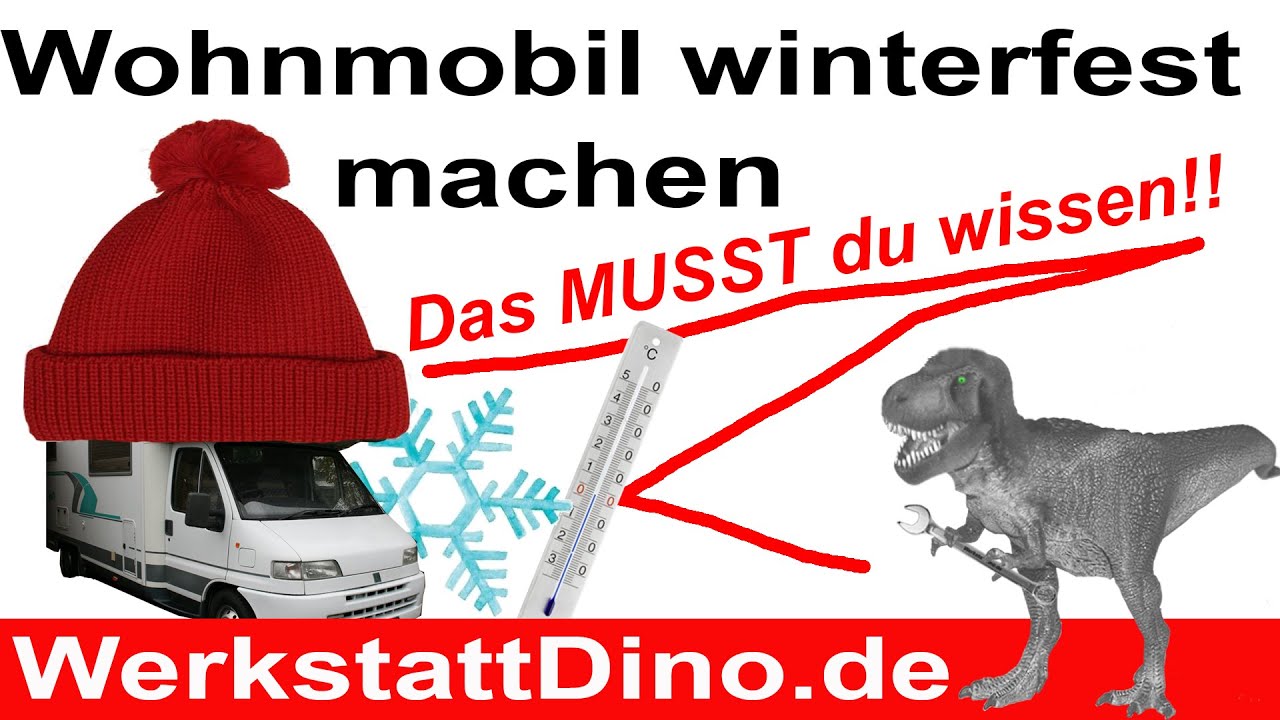 Wohnmobil winterfest machen. Tipps und Tricks