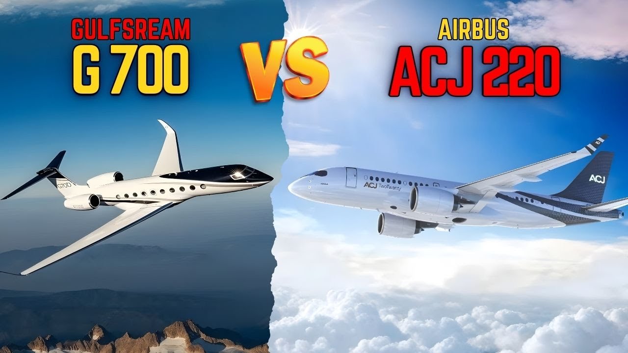 G700 vs ACJ 220: 2X Cabin Space or 2,000 Miles More Range?