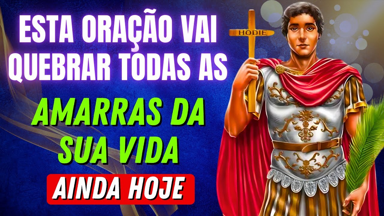 HOJE É O DIA EM QUE SUA VITÓRIA COMEÇA - ORAÇÃO ESPECIAL A SANTO EXPEDITO