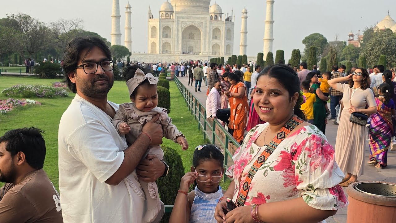 Delhi to agra trip #tajmahal #agra 