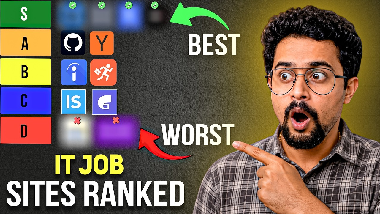 I Ranked Every IT Job Site From BEST to WORST (2026 Tier List)