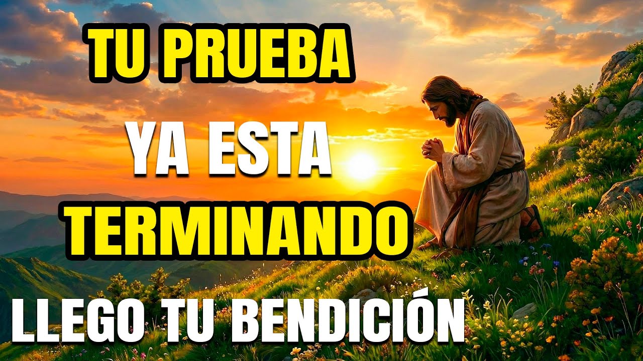 DIOS te dice: tu proceso, tu prueba está terminando y un milagro se está acercando