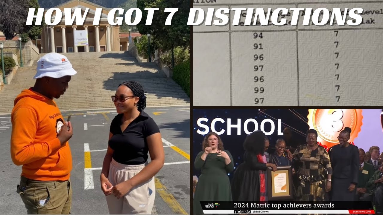 HOW I GOT 7 DISTINCTIONS IN MATRIC | Study tips from National Top Achiver