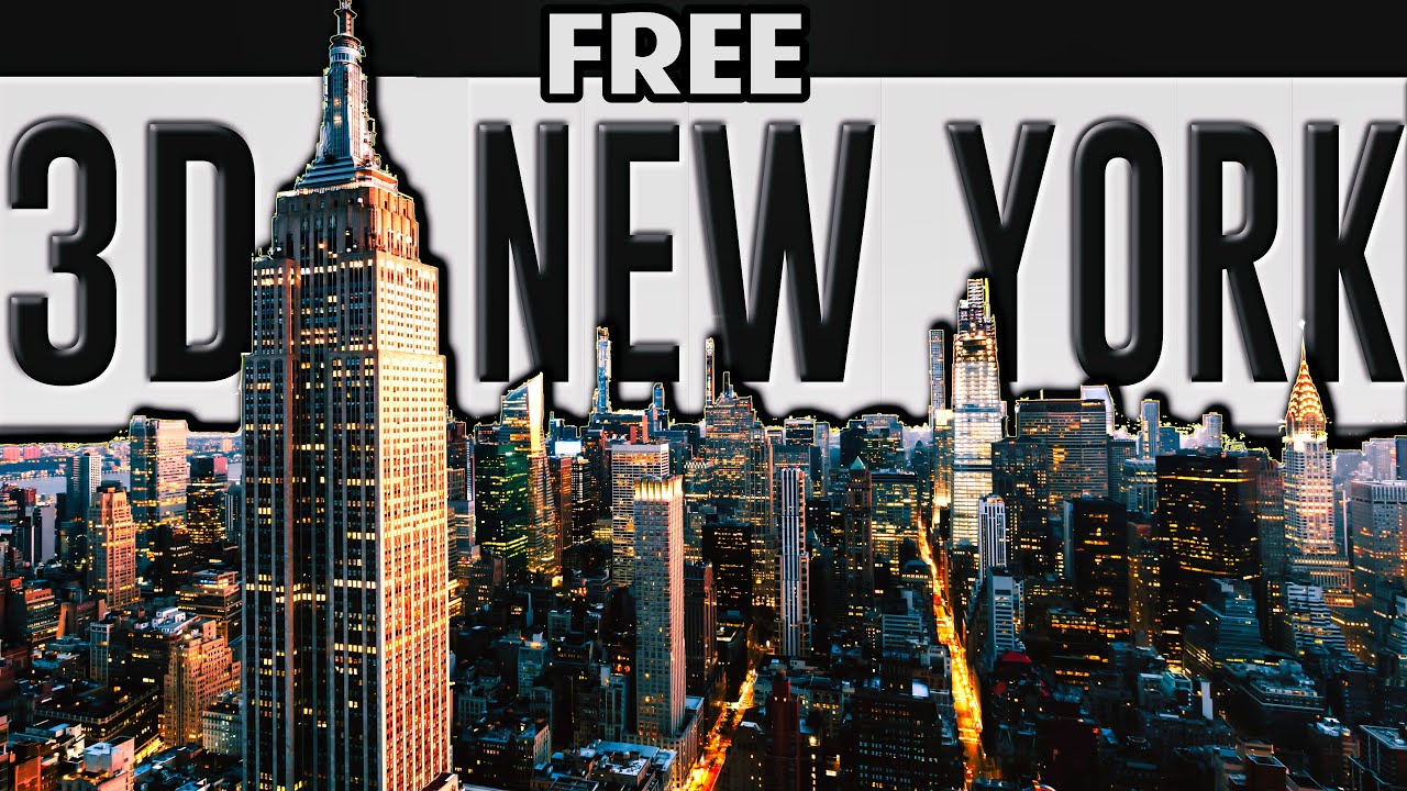 Entire City of New York in 3D For Free!  -- (FBX|GLB|OBJ|Unity CC Licensed)