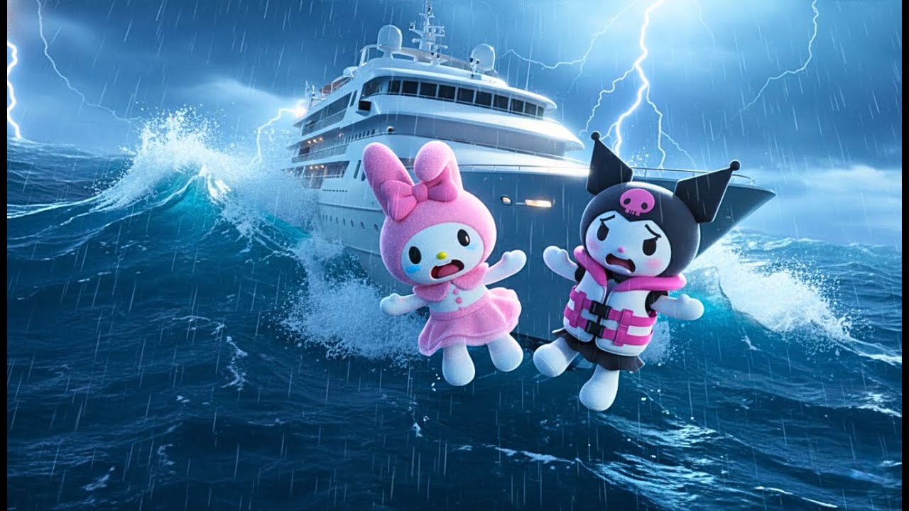 Kuromi & My Melody Lost at Sea  A Plush Rescue Adventure