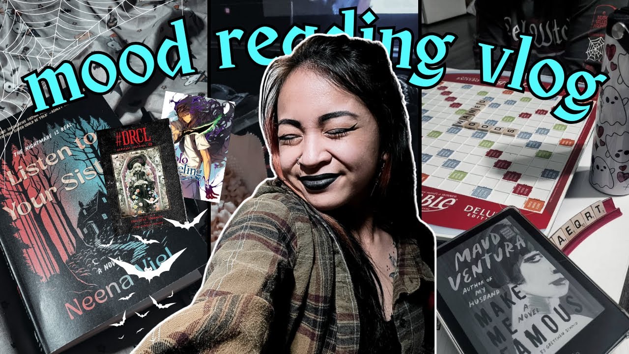 mood reading vlog | thrillers, graphic novels, & an ARC 🖤