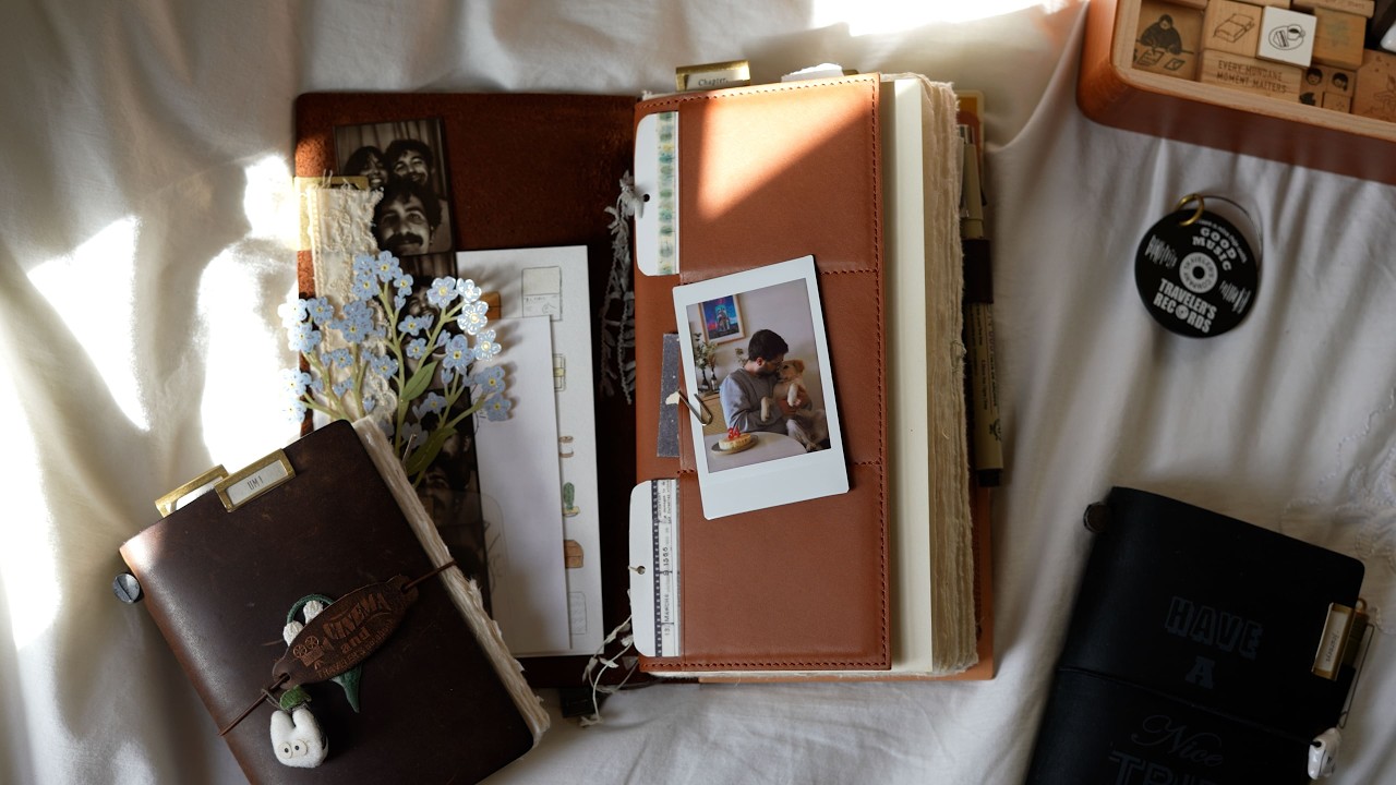 227. decorating my traveler's notebooks + making a weekly insert