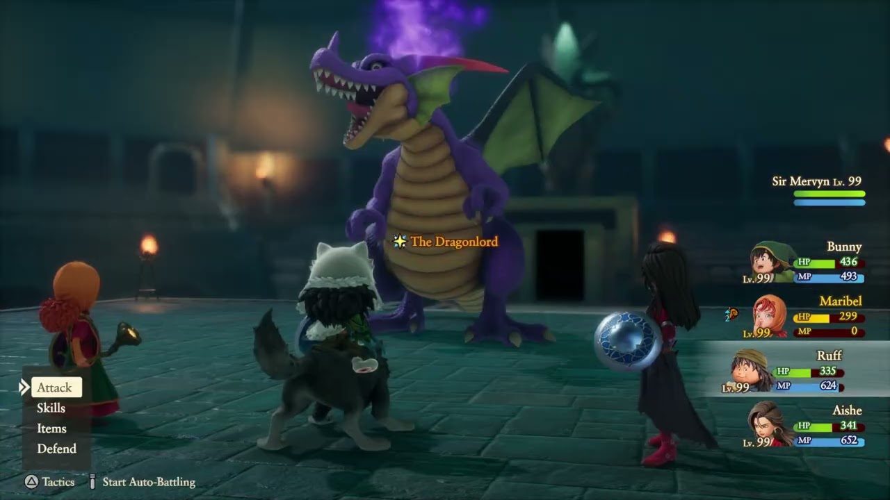 Dragon Quest VII: Reimagined. How to Beat the Original Demon aka The Dragonlord in Under 25 Turns.