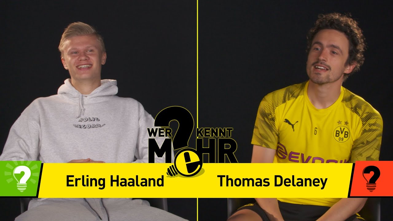 Erling Haaland vs Thomas Delaney | Who knows more? - BVB-Challenge