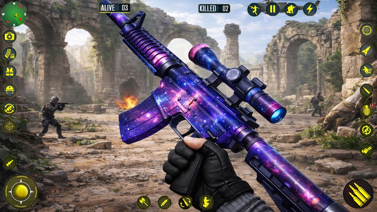 Gun Strike Fire - FPS Shooting Battle 3D Android Gameplay
