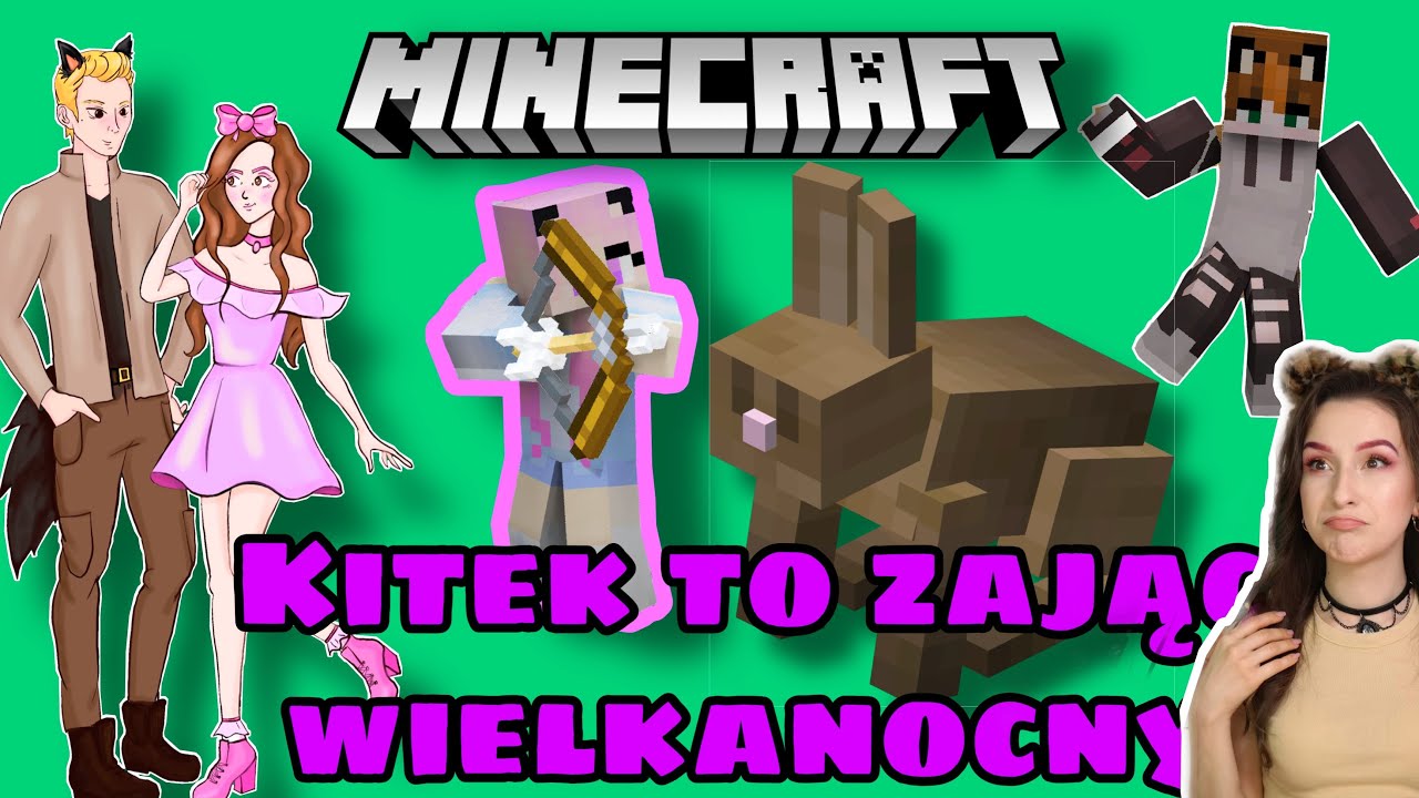 ZAJĄC WIELKANOCNY ! @Muffinaart  wygania kitka z domu ! :D
