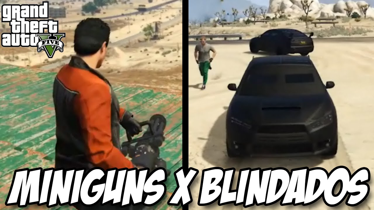 GTA V - Blindados x Miniguns PIOR ESTRATÉGIA