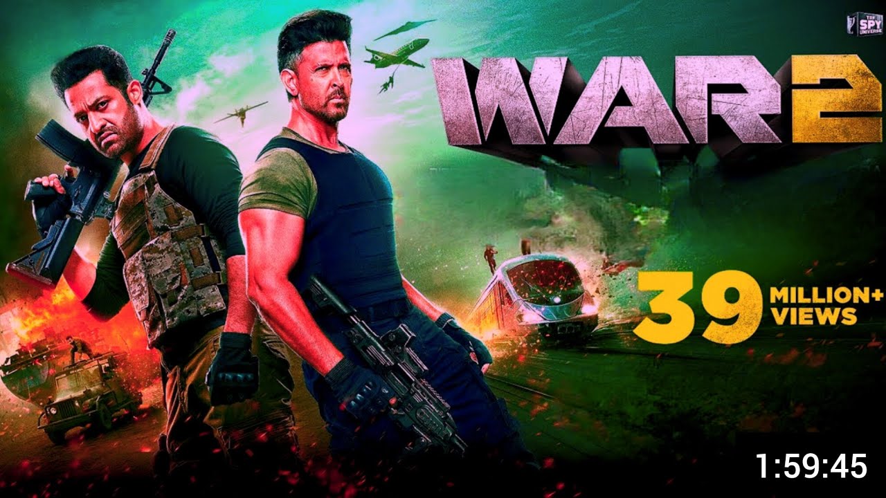War 2  new released full Hindi movie. || Hrithik Josh  as kabir.||Blockbuster movie 2025. 