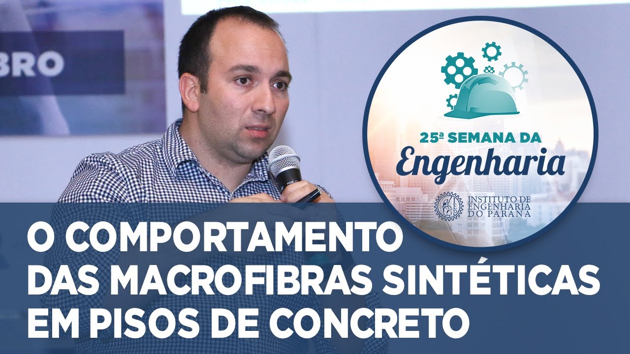 Palestra: O comportamento das macrofibras sintéticas em pisos de concreto