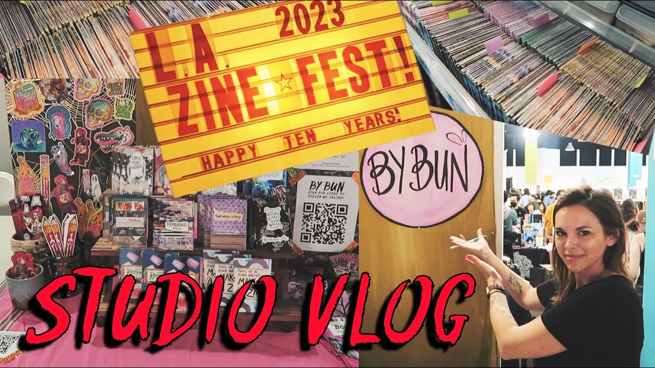 L.A. Zinefest и мой первый опыт игры на гриле! | STUDIO VLOG 036