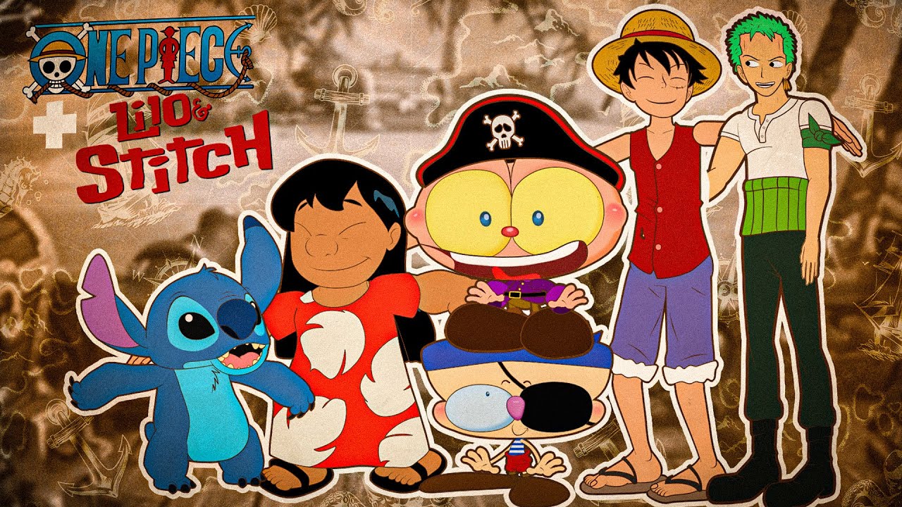 Mongo e Drongo no Havaí: A Viagem Mais Insana com Lilo, Stitch e a Turma de One Piece!