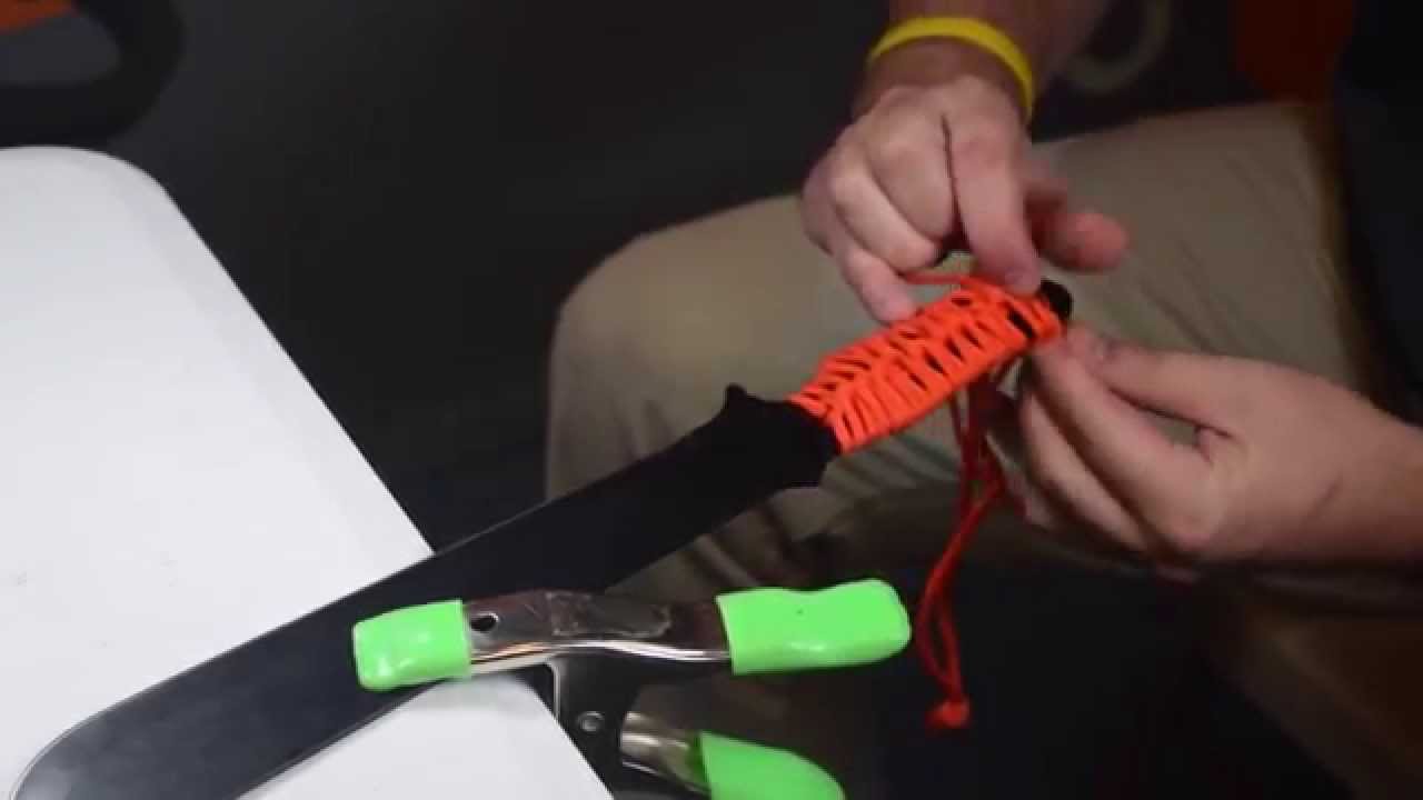 Paracord Handle Wrap Tutorial