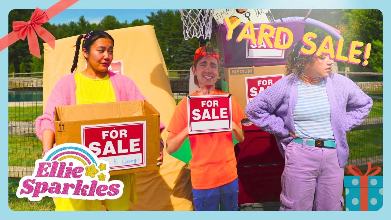 ✨ EPIC YARD SALE! ✨| ALL NEW  Ellie Sparkles Show | Fun Shows For Kids | WildBrain Zigzag