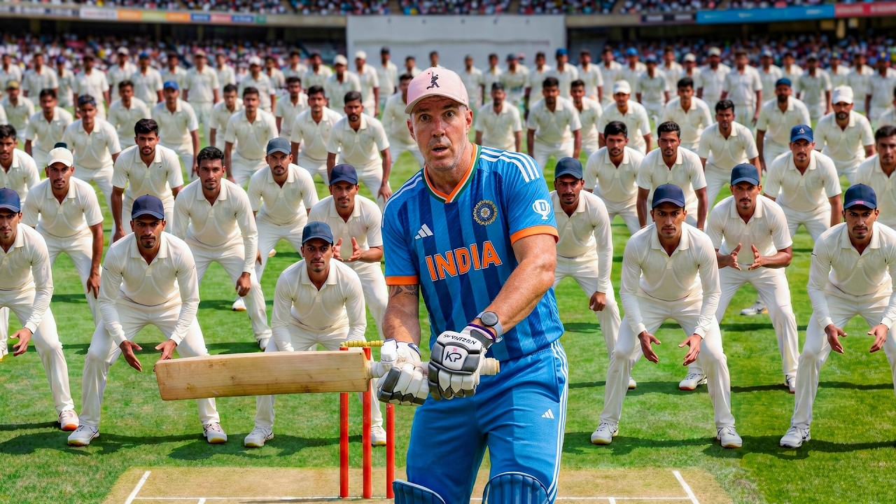 Kevin Pietersen VS 100 Fielders
