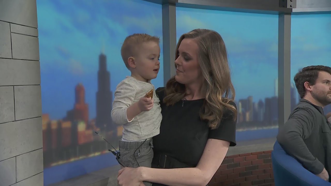 Morgan's kids help with the Friday Forecast
