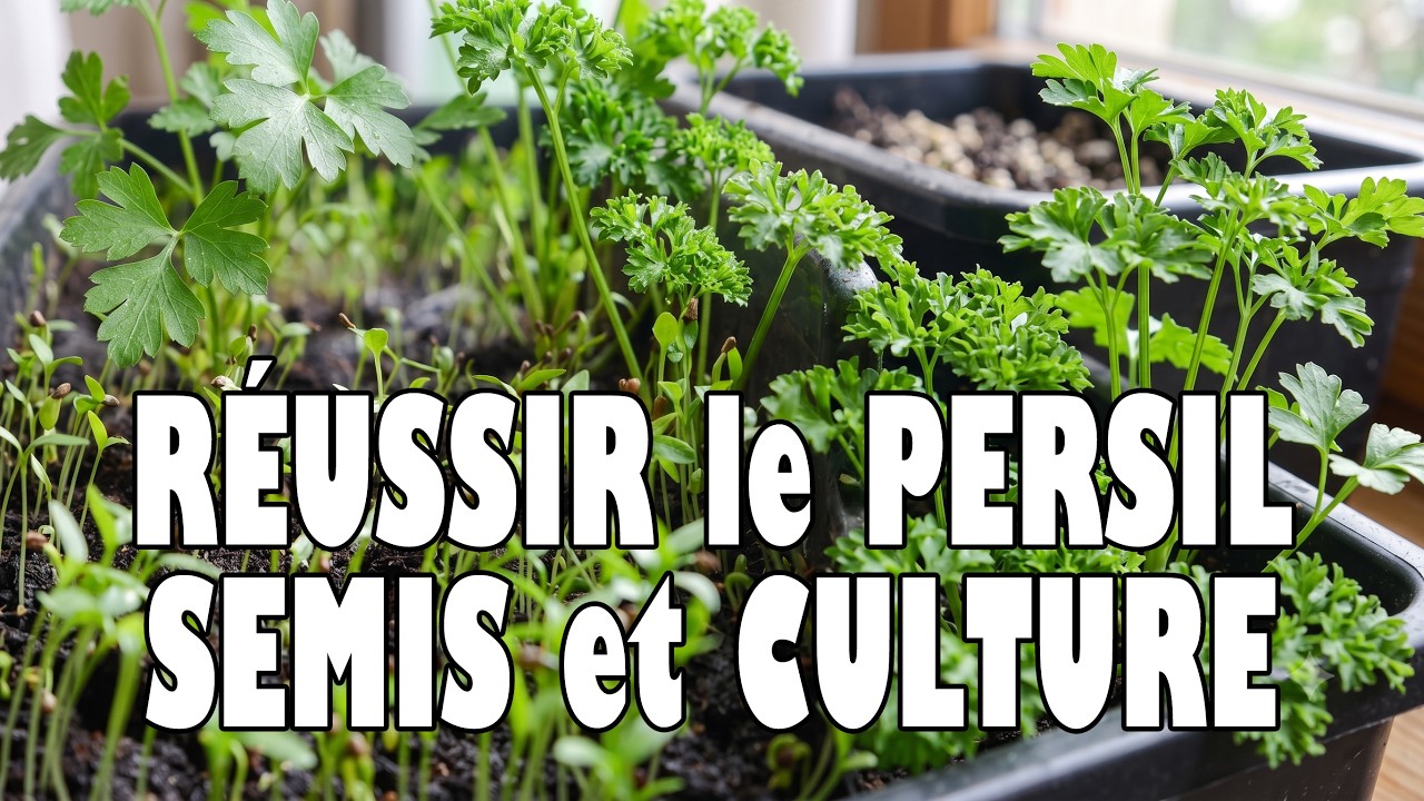 COMMENT et QUAND SEMER le PERSIL et RÉUSSIR son SEMIS à coup sûr ?