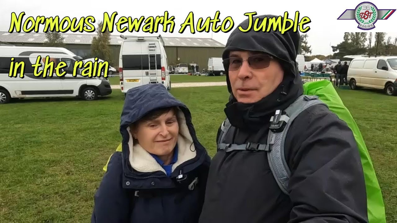 Normous Newark Autojumble in a storm !