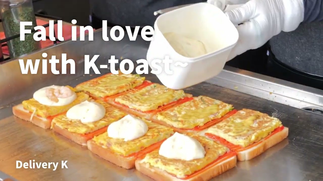 Fall in love with K-toast~