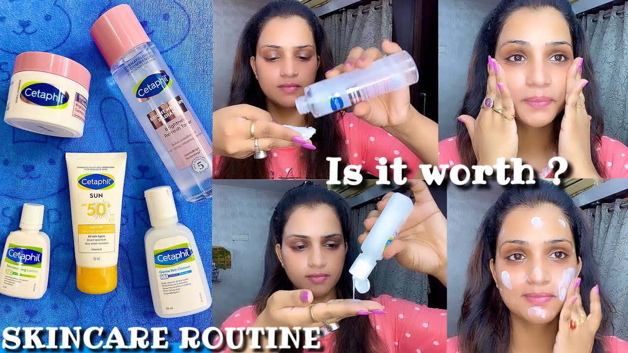 *NON SPONSORED* I tried Cetaphil Skin Care Products- oily acne prone,combination,dry, sensitive skin