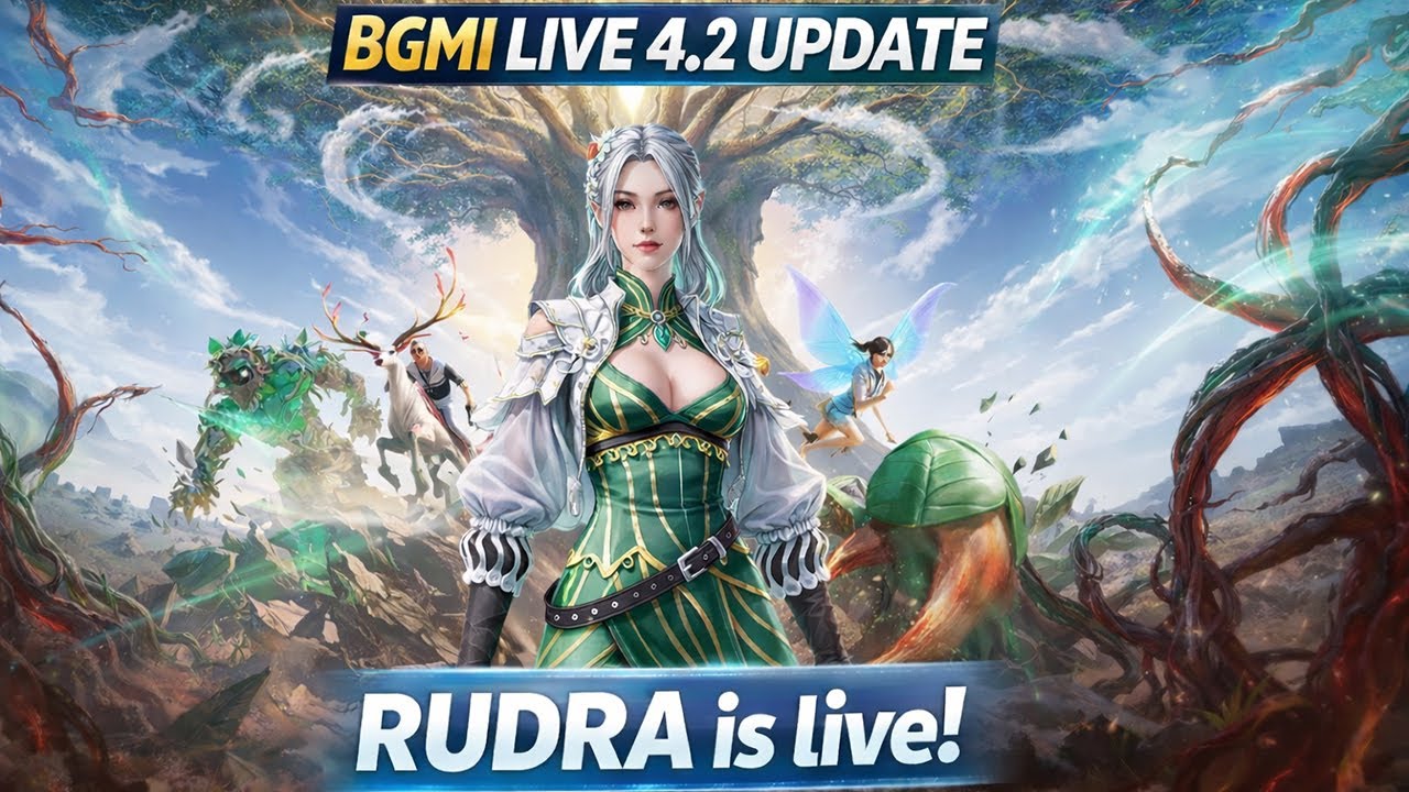Rudra is live | BGMI Rank push Gameplay