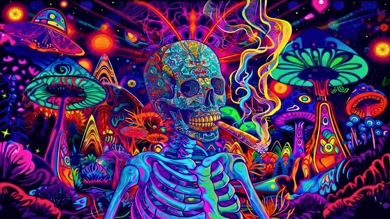 Mind-Bending Psychedelic Visuals in 4K 🌈 AI Fractal Trip Through Infinite Dimensions