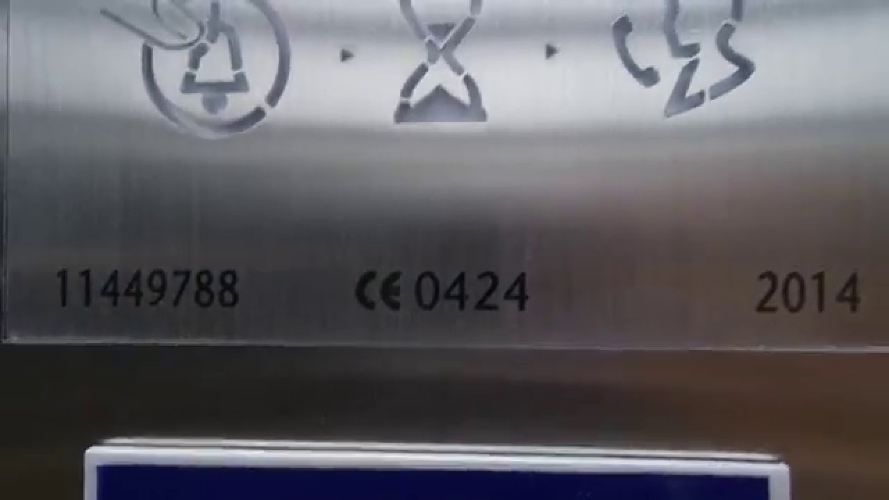 Brand new 2014 Kone traction glass elevators/lifts in Airport railway station, Vantaa