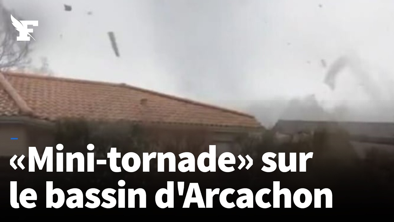 Une impressionnantes de la «mini-tornade» à Arcachon