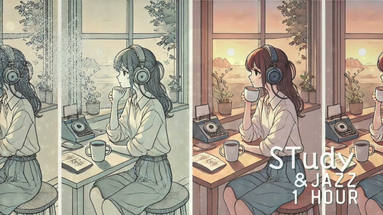 Study & Jazz 1 hour ☕ Sweet BGM 🎶 Relaxing BGM & Smooth Jazz for Every Moment