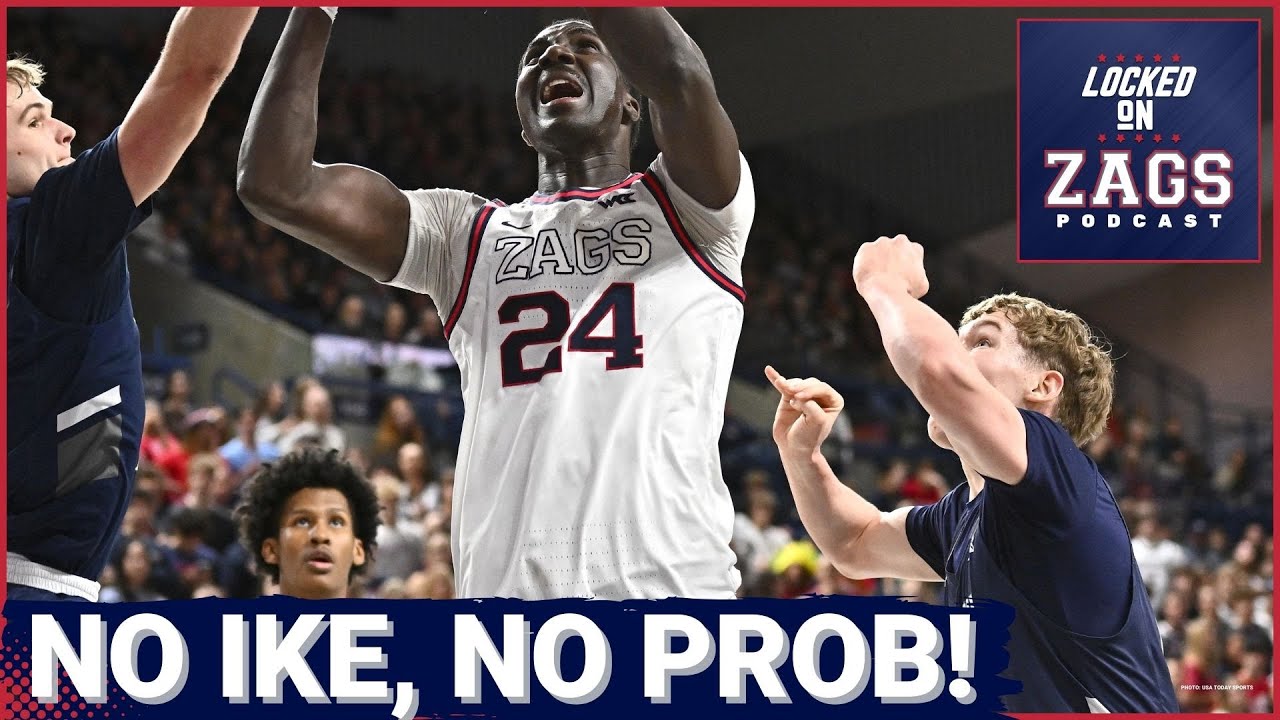 Gonzaga uses three point BARRAGE to defeat North Florida WITHOUT Graham Ike! Will Ike play vs UCLA?