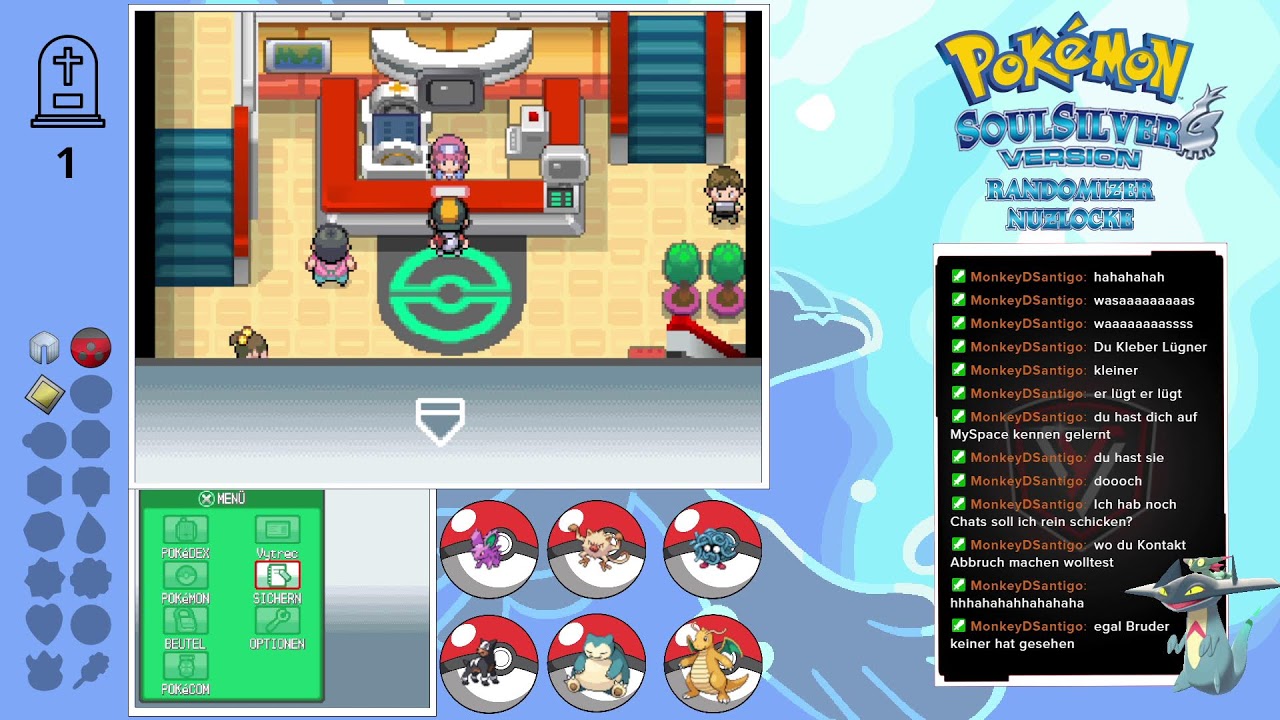 DRAGORAN OUR SAVIOUR | Pokemon SoulSilver Randomizer Nuzlocke | Twitch » Vytrec