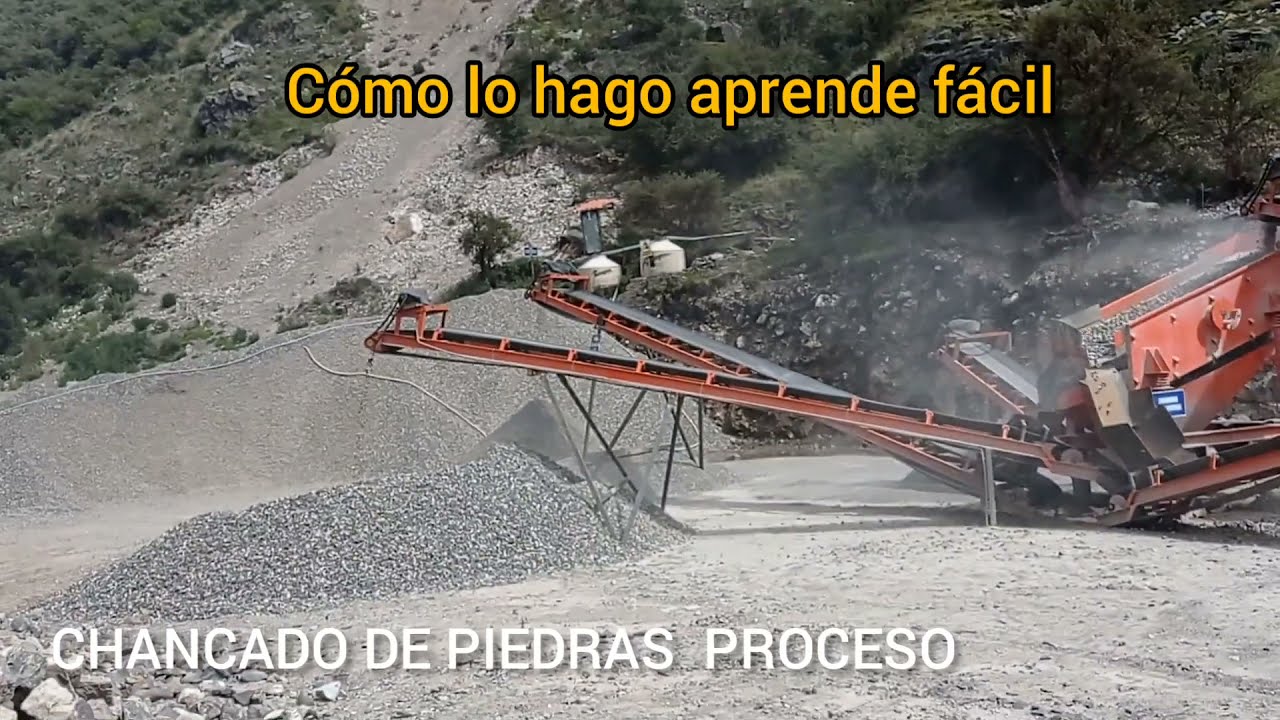 CHANCADORA DE PIEDRAS PARA AGREGADOS