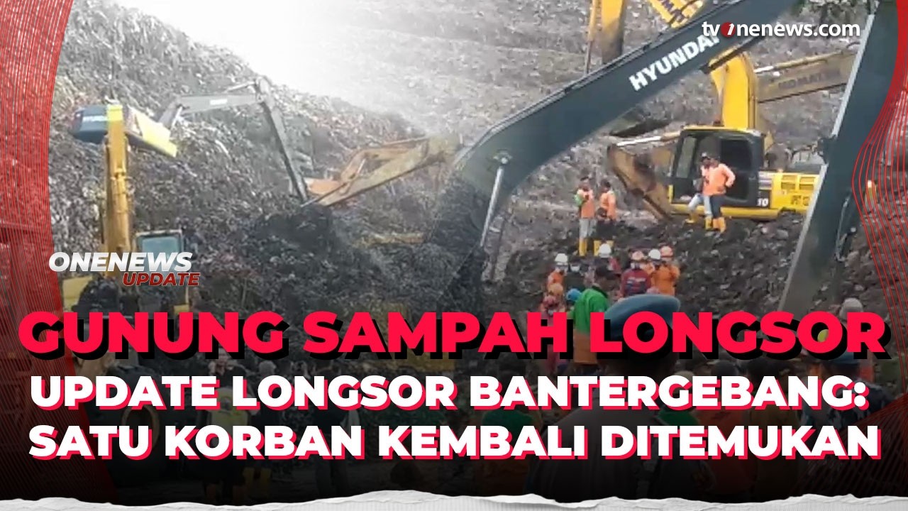 Gunung Sampah di Bekasi Longsor, Jumlah Korban Jadi 5 Orang | OneNews Update
