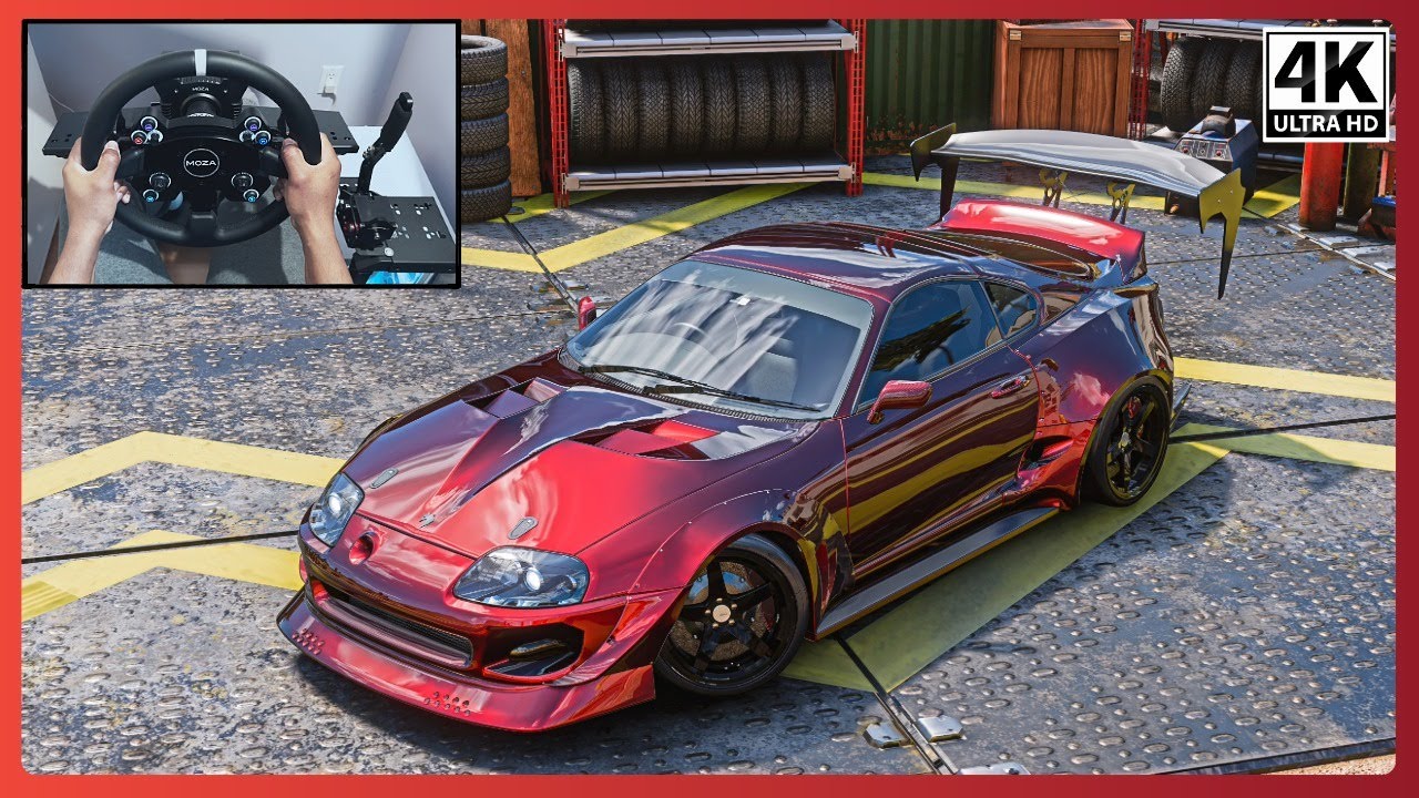 Toyota Supra | Forza Horizon 5 | Steering Wheel Gameplay