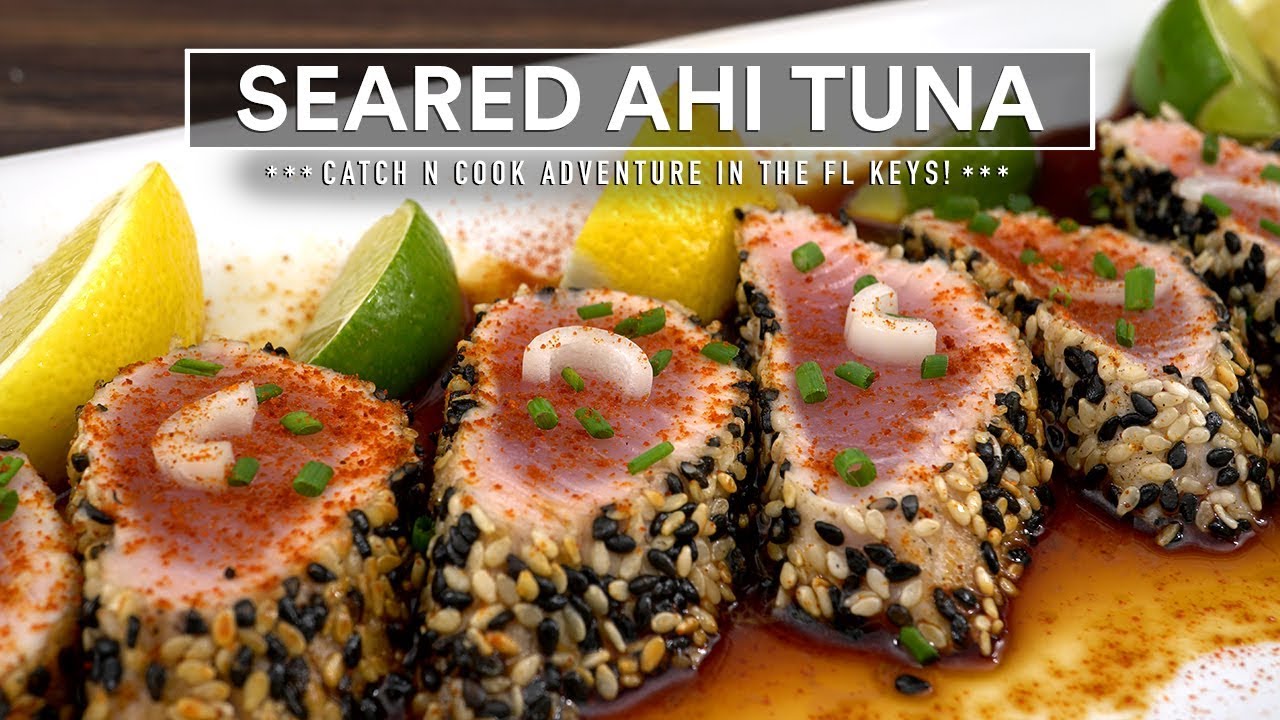 Seared AHI TUNA Recipe - Catch n Cook!