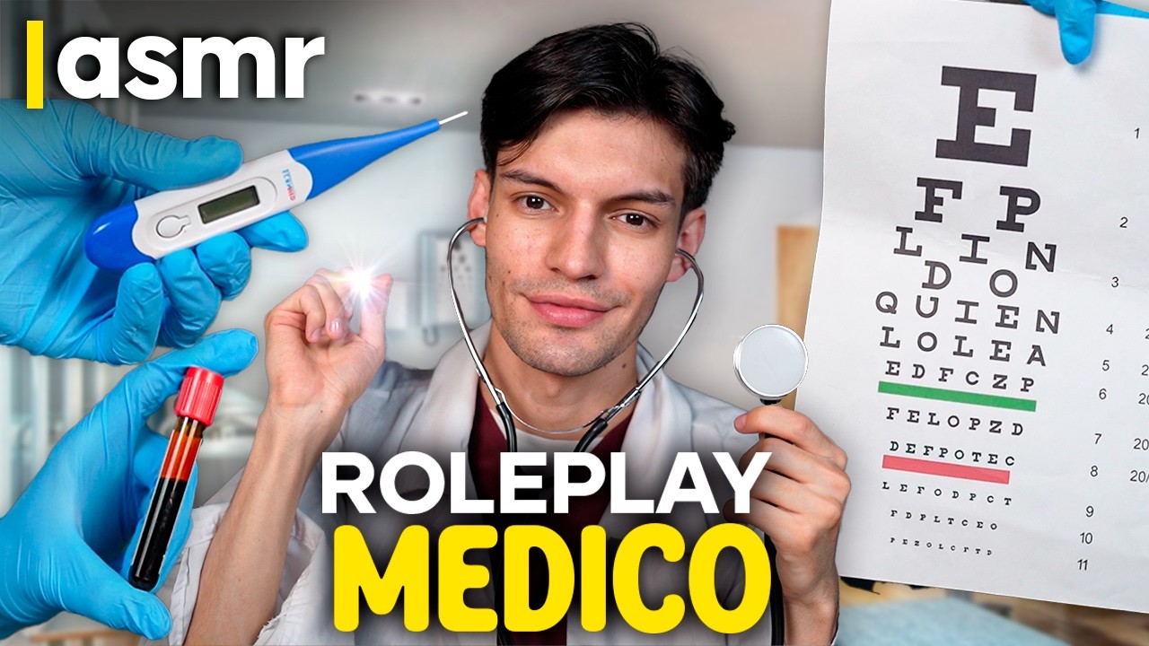 ASMR roleplay de MÉDICO para dormir en español