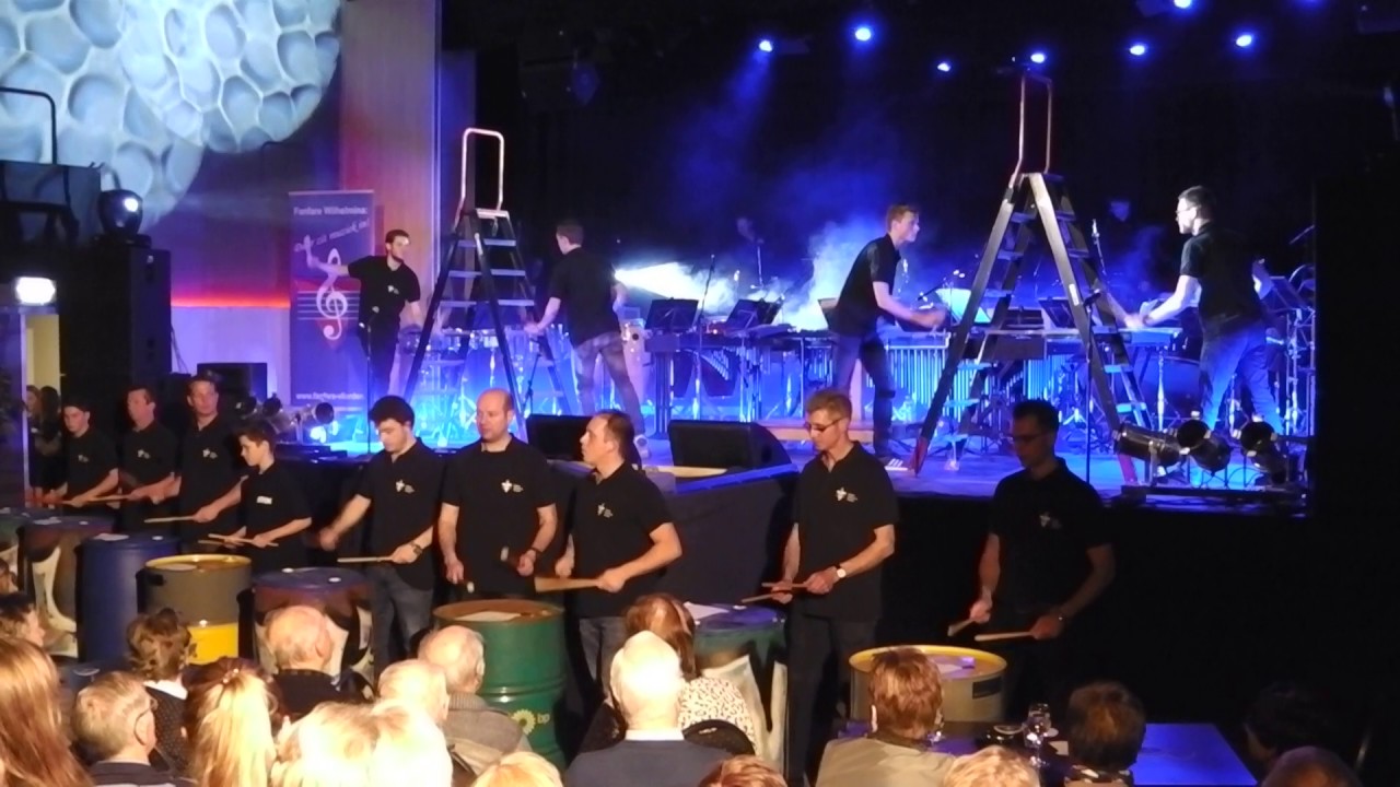 Ladderact Slagwerkgroep Wilhelmina Vlierden - Rhythm in the house 2017