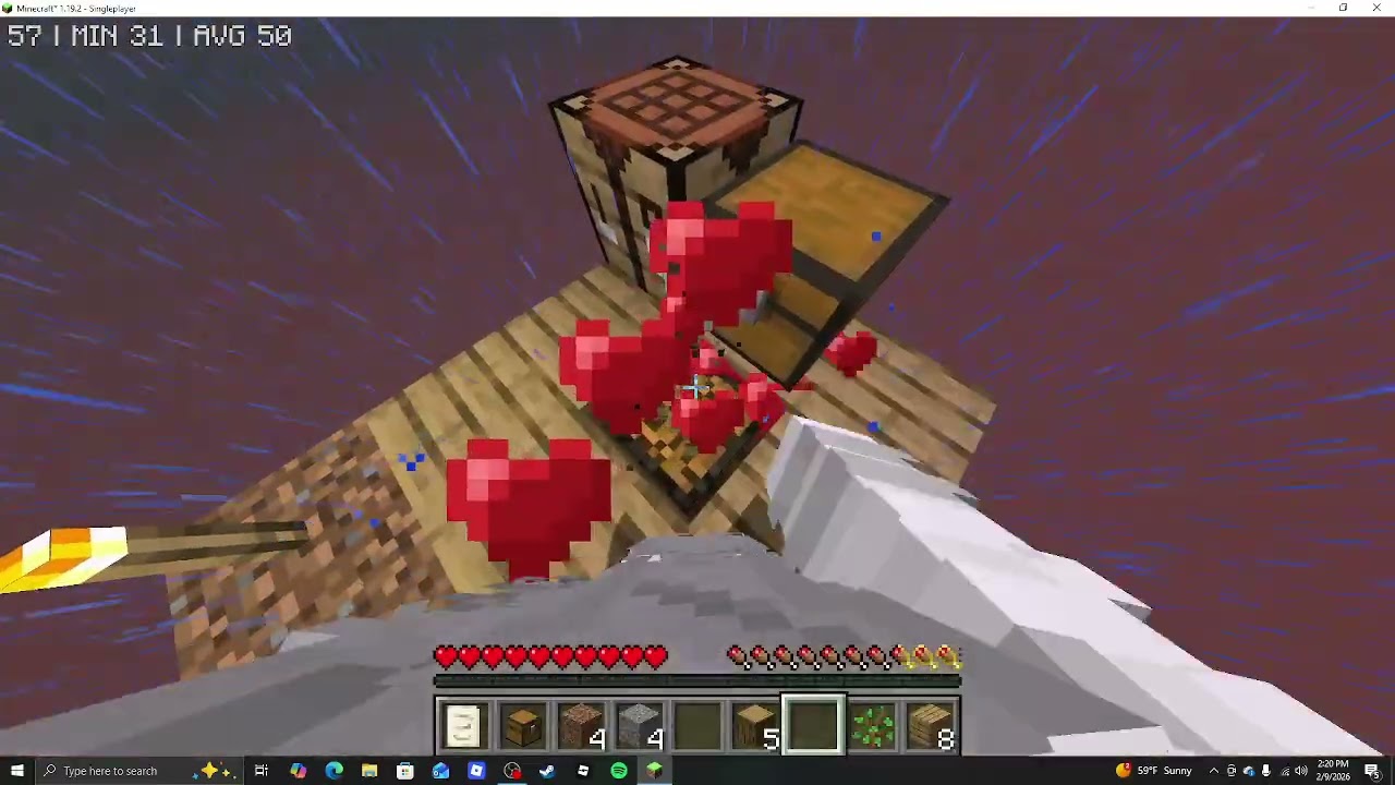 Minecraft HORROR one block episode 1
