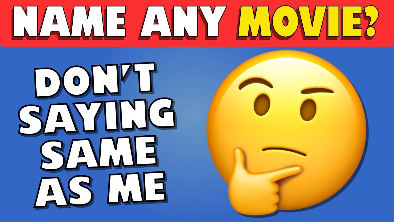 Avoid Saying The Same Thing As Me 🤔