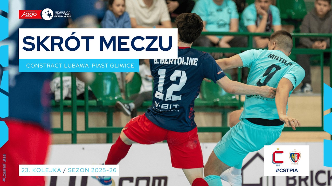 Constract Lubawa - Piast Gliwice 1:3 SKRÓT 23. kolejka (2025/26)