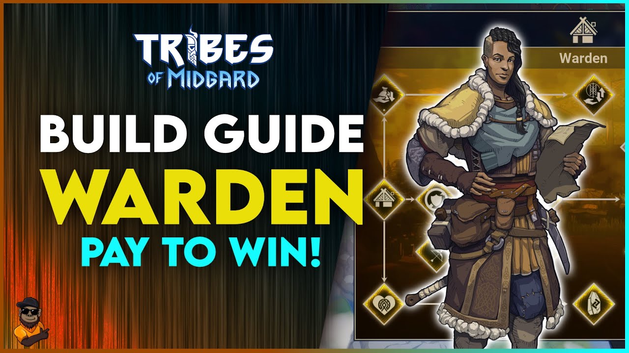 WARDEN BUILD GUIDE - Best Skills, Weapons and Armour, The Pay To Win Class! Tribes of Midgard!