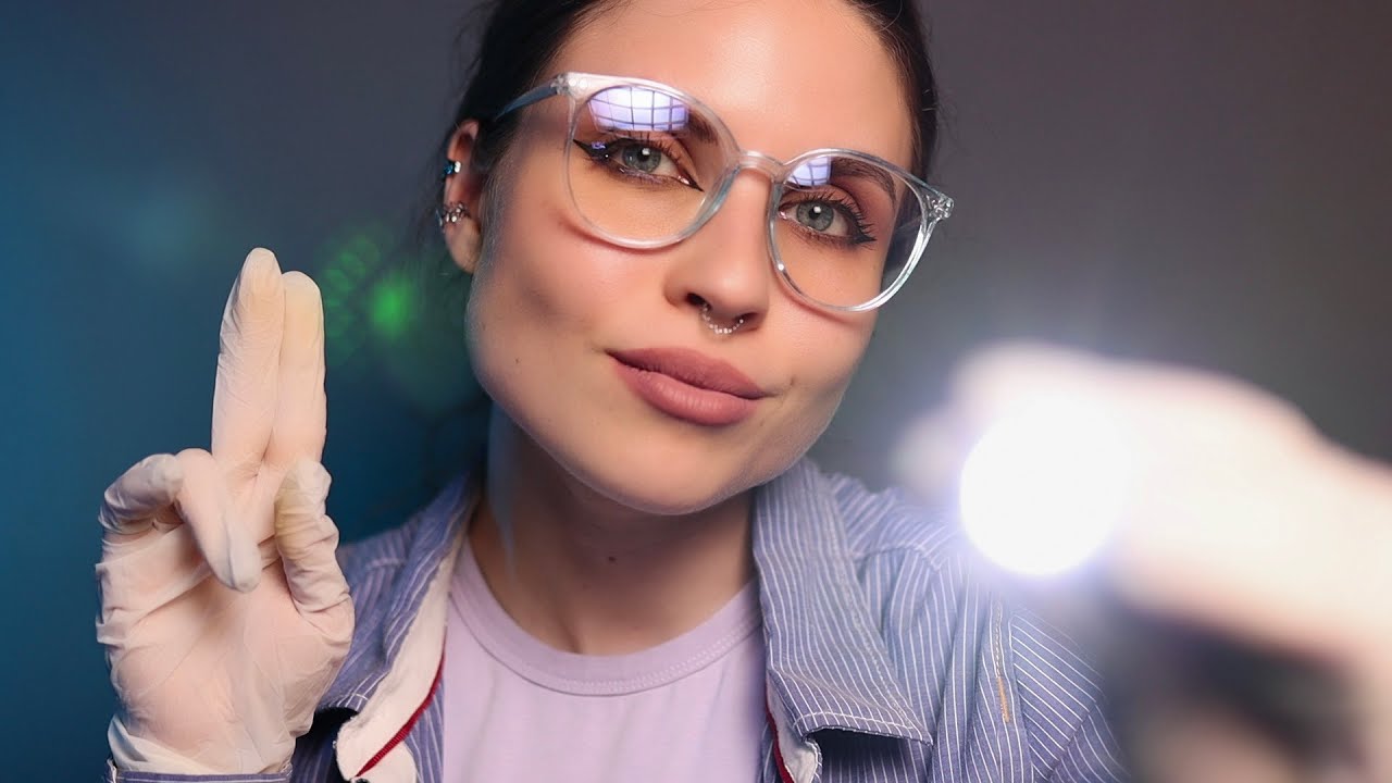 ASMR Extremely Detailed Eye Exam,Vision & Color Blindness Tests | Medical Doctor Roleplay