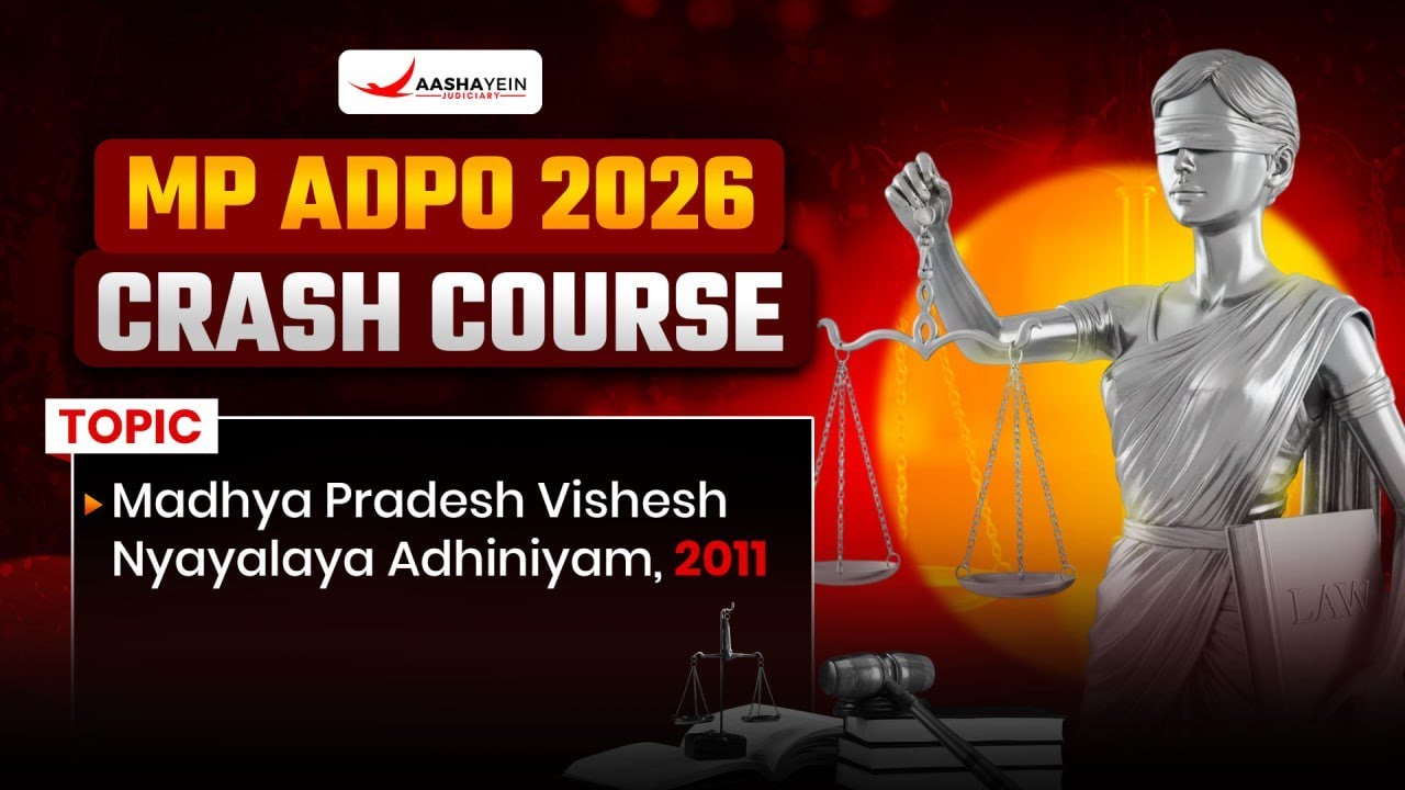 MP ADPO Exam 2026 | Complete Madhya Pradesh Vishesh Nyayalaya Adhiniyam, 2011 in One Video